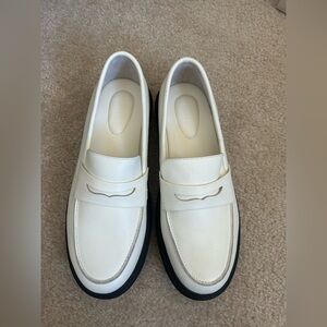 Quince Cream Loafers